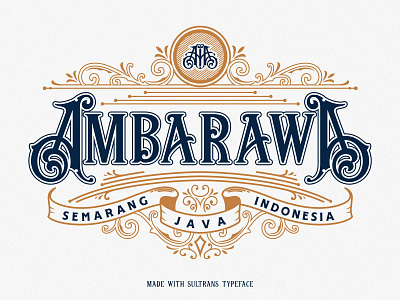 Sultrans Typeface Lettering