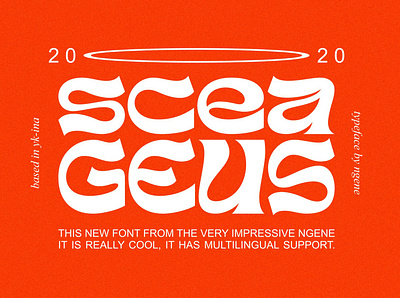 Sceageus Typeface badges branding classy font experimental type fashion design header font label design lettering logo design logo designs logotype stylish fonts summer font typography