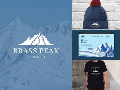 Daily Logo Challenge: Day 8 - Brass Peak brand design branding branding design dailylogochallenge design flat icon logo logodesign vector