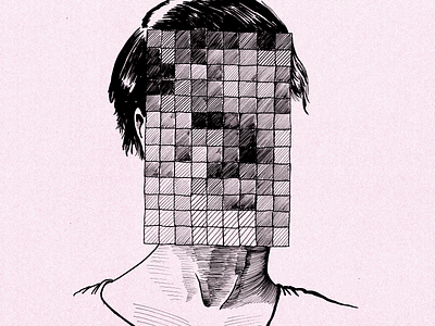 Face recognition surveillance censorship cybersecurity donorbrain drawing face faceid facerecognition faces handdrawn humanrights identitytheft illustratie illustration lofi privacy surveillance utrecht
