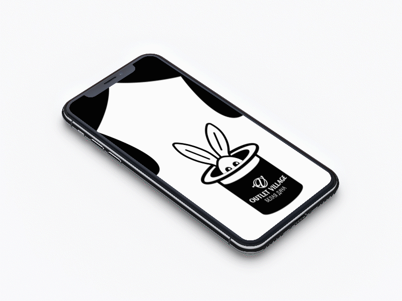 Private Sale iPhone X Perspective illustration vector web