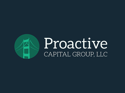 Logo design for Capital Market Advisory Company bridge logo