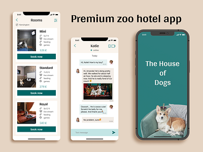 The House of Dogs branding design graphic design mobile app design ui ui design
