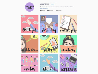 Instagram Web Template