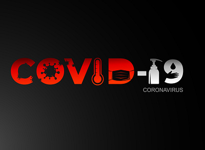 Covid-19 (Conoravirus) 2d adobe background coronavirus covid19 creative design flat graphic illustration illustrator typography vector