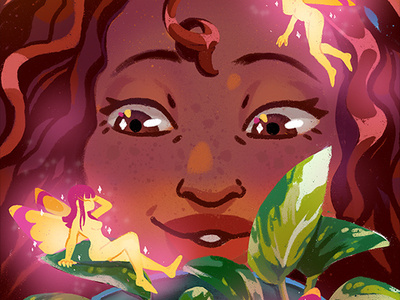 Fairy Garden comic book design illustration character design