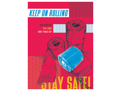 Keep Rolling Poster Design