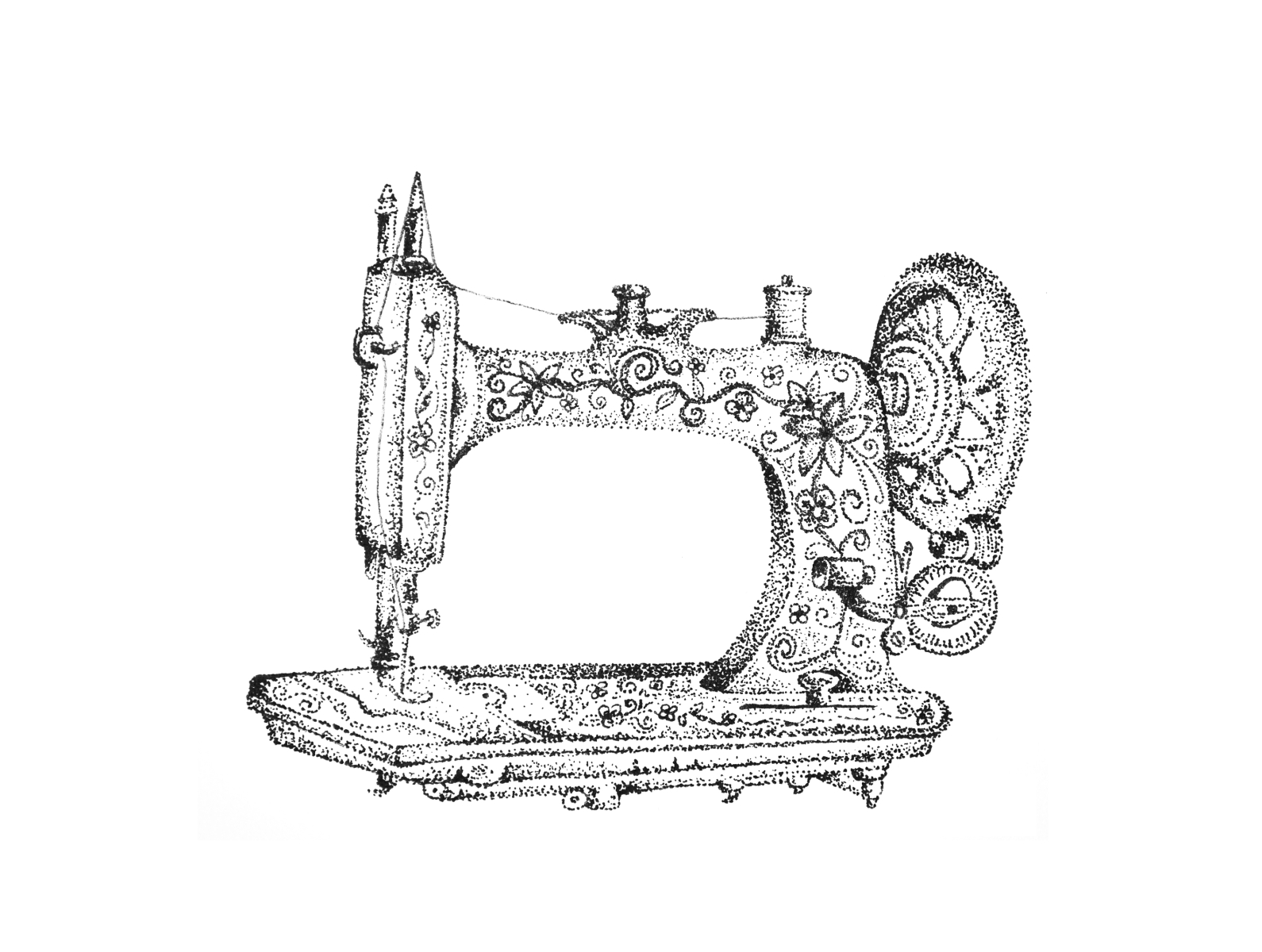 Sewing Machine Clip Art PNG 1200x1192px Sewing Machine Drawing Dress  Form Machine Pin Download Free