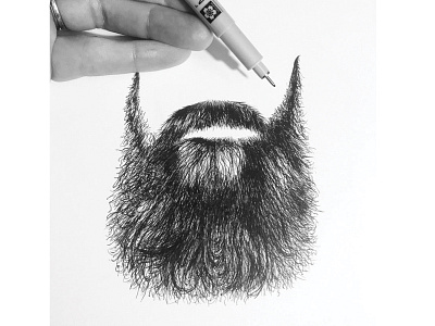 Beard illustration