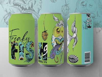 Beer can label design art beer beer art beer branding beer can beer label beer label design beer labels beer packaging branding can character draw fishing illustration illustration art illustrator label packaging texture