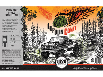 Craft Beer Label Design and Illustration Art
