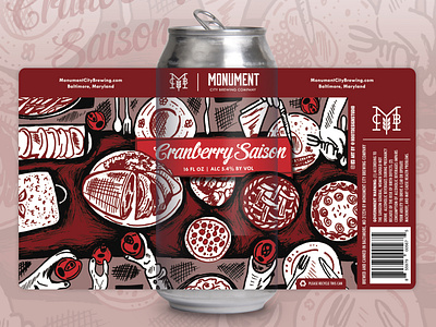 Cranberry beer packaging