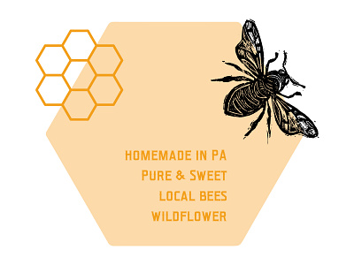 Homemade in PA local honey design