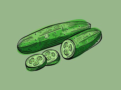 Cucumber Illustration