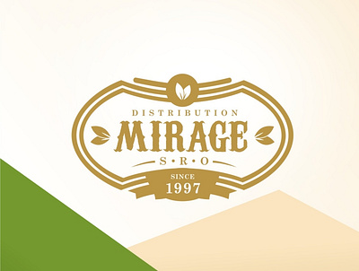 MIRAGE bersih brand identity branding icon logo minimal typography vector