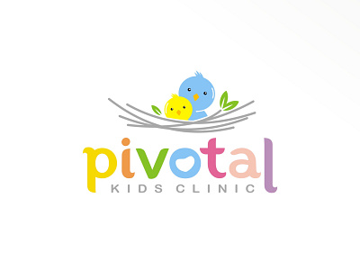 PIVOTAL bersih brand identity branding icon logo minimal typography vector