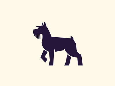 Standard Schnauzer Logo animal logo branding design dog dog icon dog illustration dog logo dogfolio doglogo illustration logo logodesigner logomark minimal dog art new logo pet business schnauzer schnauzer illustration schnauzer logo