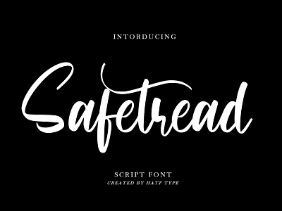 Safetread - Script Font