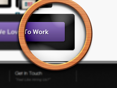 Competage Design Footer black button clean competage design purple texture ui web design