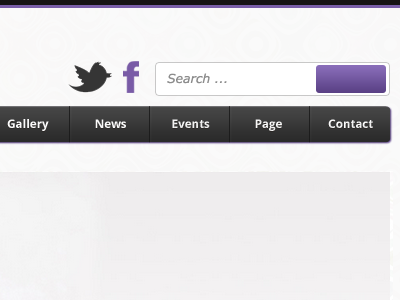 Navigation black clean dark design nav navigation purple simple ui web white