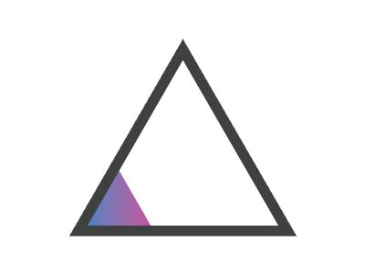 PYRMD Logo concept clean concept gradient logo pyrmd simple triangle