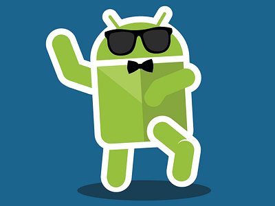 Android Style android dance gangnam gangnam style green