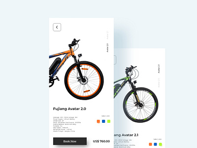 E-Cycle ecommerce app concept