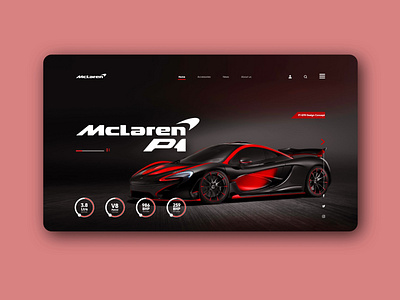 mclaren concept page