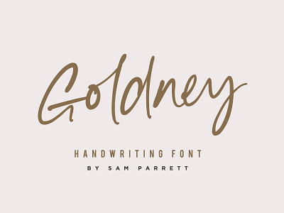 Goldney Font authentic clean commercial flowing hand drawn handwriting font headers logo modern realistic script font smooth trendy typeface versatile