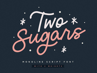 Two Sugars Script Font