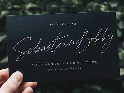 Sebastian Bobby Handwritten Font fountain pen hand drawn handwriting font handwritten font realistic script font thin typeface