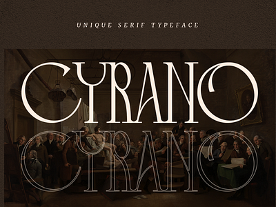 Cyrano - Unique Serif Typeface branding classy elegant europe european feminime font fonts header headline logo luxury magazine minimalist modern sans serif serif style web wedding