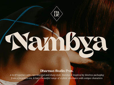 Nambya - Sharp Serif Typeface street art