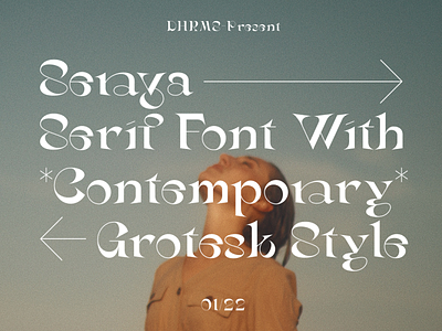 Seraya - Contemporary Serif Font contrast