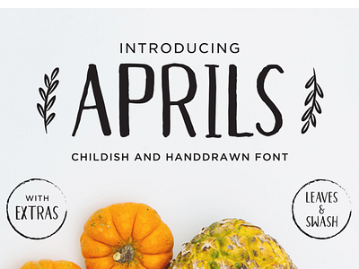 Aprils Sans-  Handdrawn Font