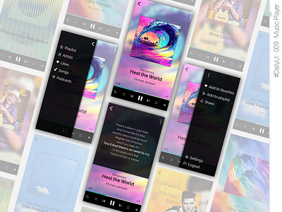 #DailyUI #DailyUI009 #MusicPlayer app app design daily 100 challenge daily ui dailyui dailyui009 dailyuichallenge design graphic design interface design ui ux