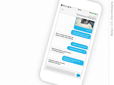 #DailyUI #013 #DirectMessaging