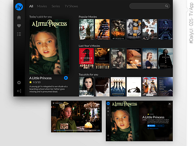 #DailyUI #025 #TVApp app app design daily 100 challenge daily ui dailyui dailyui025 dailyuichallenge design graphic design interface interface design interface designer ui