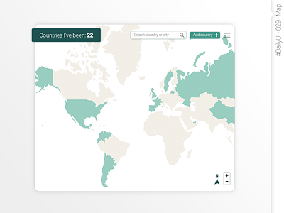 #DailyUI #029 #Map