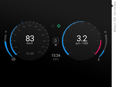 #DailyUI #034 #CarInterface daily 100 challenge daily ui dailyui dailyui 034 dailyui034 dailyuichallenge design graphic design interface design ui vector