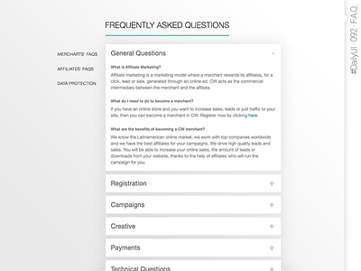 #DailyUI #092 #Faqs