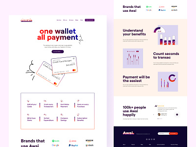 Banking Solution Landing page UI Design