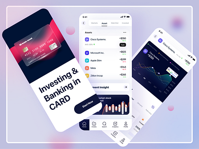 Online Banking Investment App Ui Design