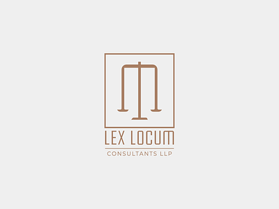Lex Locum Logo brand identity branding design law logo