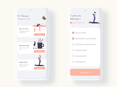 Challenge Mobile App - UI/UX Design by Mickael Alias on Dribbble