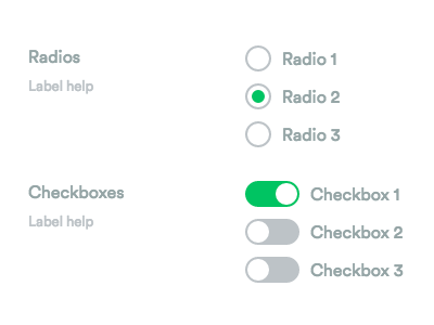 Radios & Checkboxes