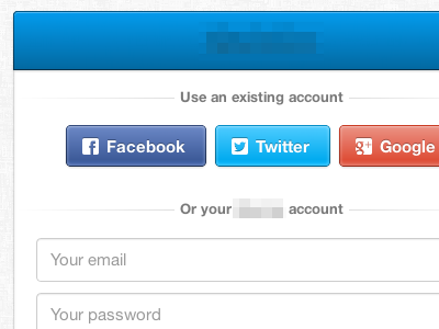 Login buttons facebook google login responsive sign in sign up twitter