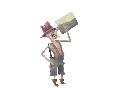 Solomon the Farmer character characterdesign conceptart graphic design illustration