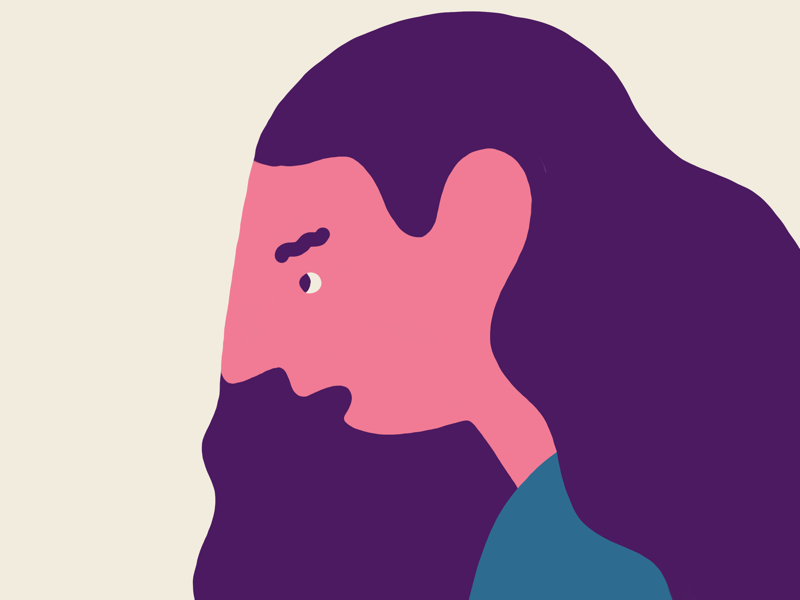 Long hair by Mike Andrews on Dribbble