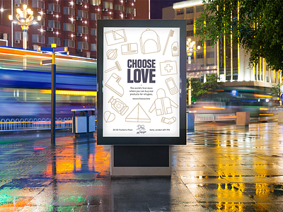Choose Love ads ad advertisement choose love design graphic design iconography icons illustration poster